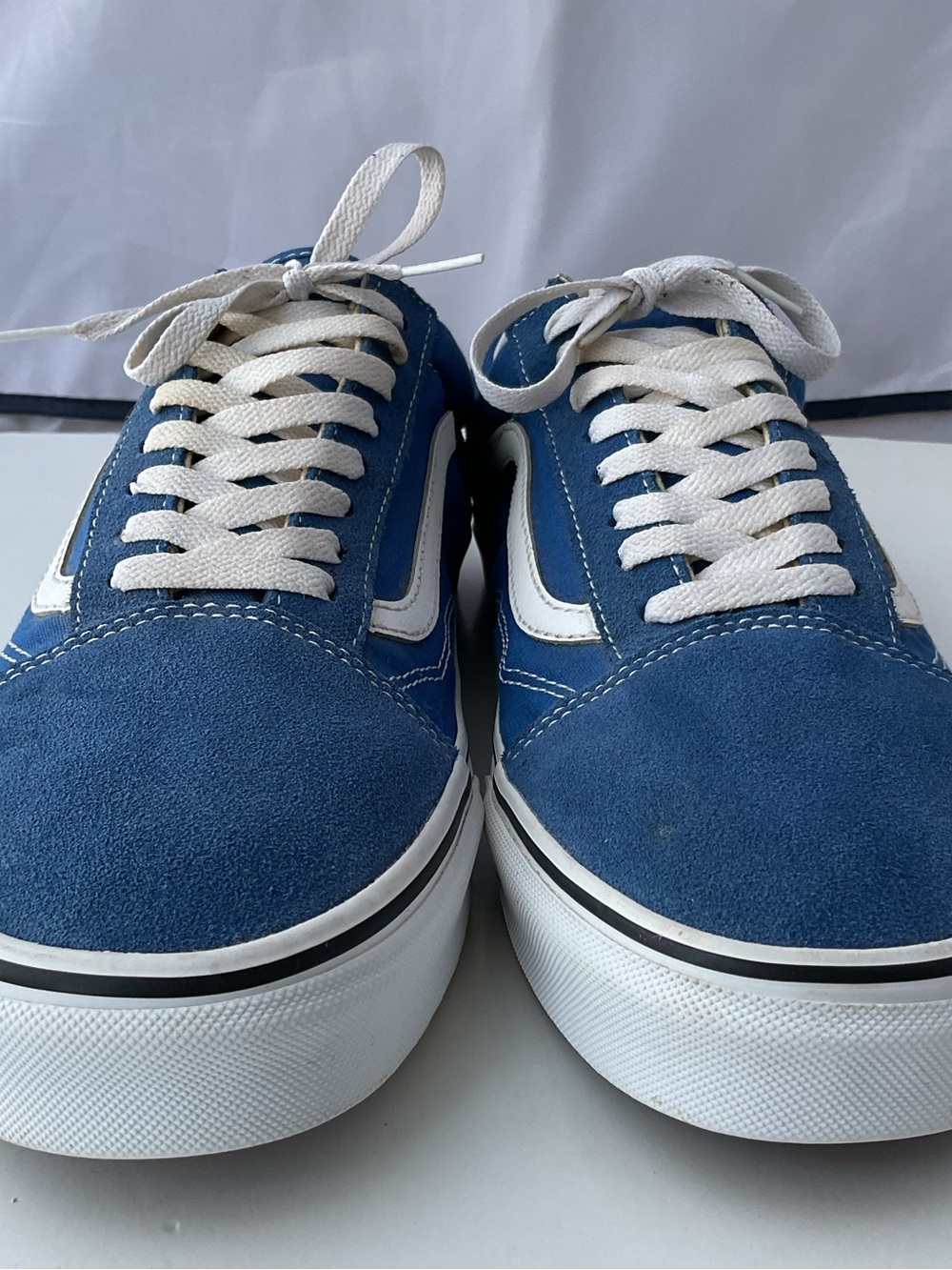 Vans Old Skool Blue Suede Low Top Skate Shoes Sneakers Men’s Size 13 - Picture 3 of 13